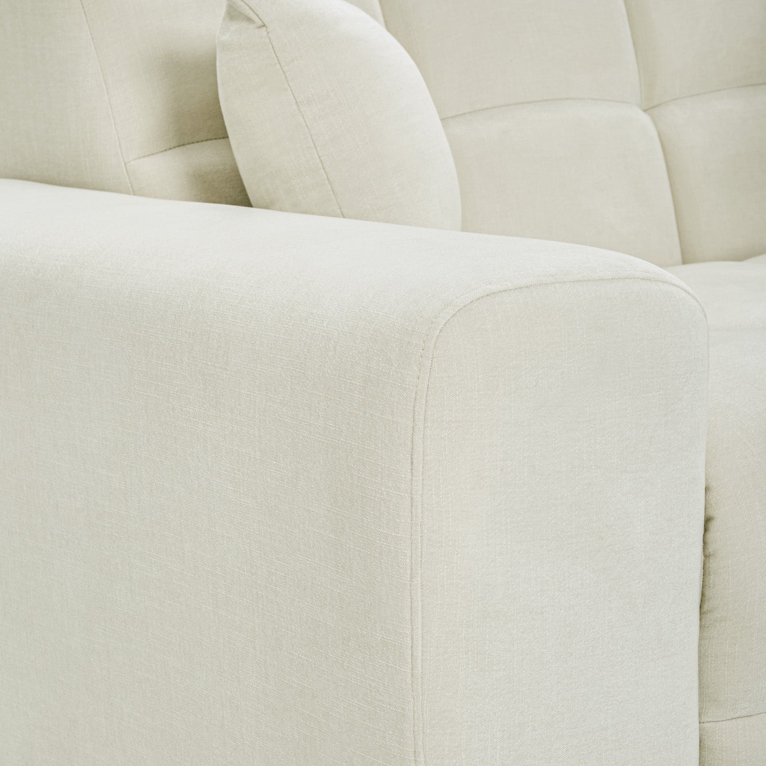 Jacob Sofa Ivory Armless Piece