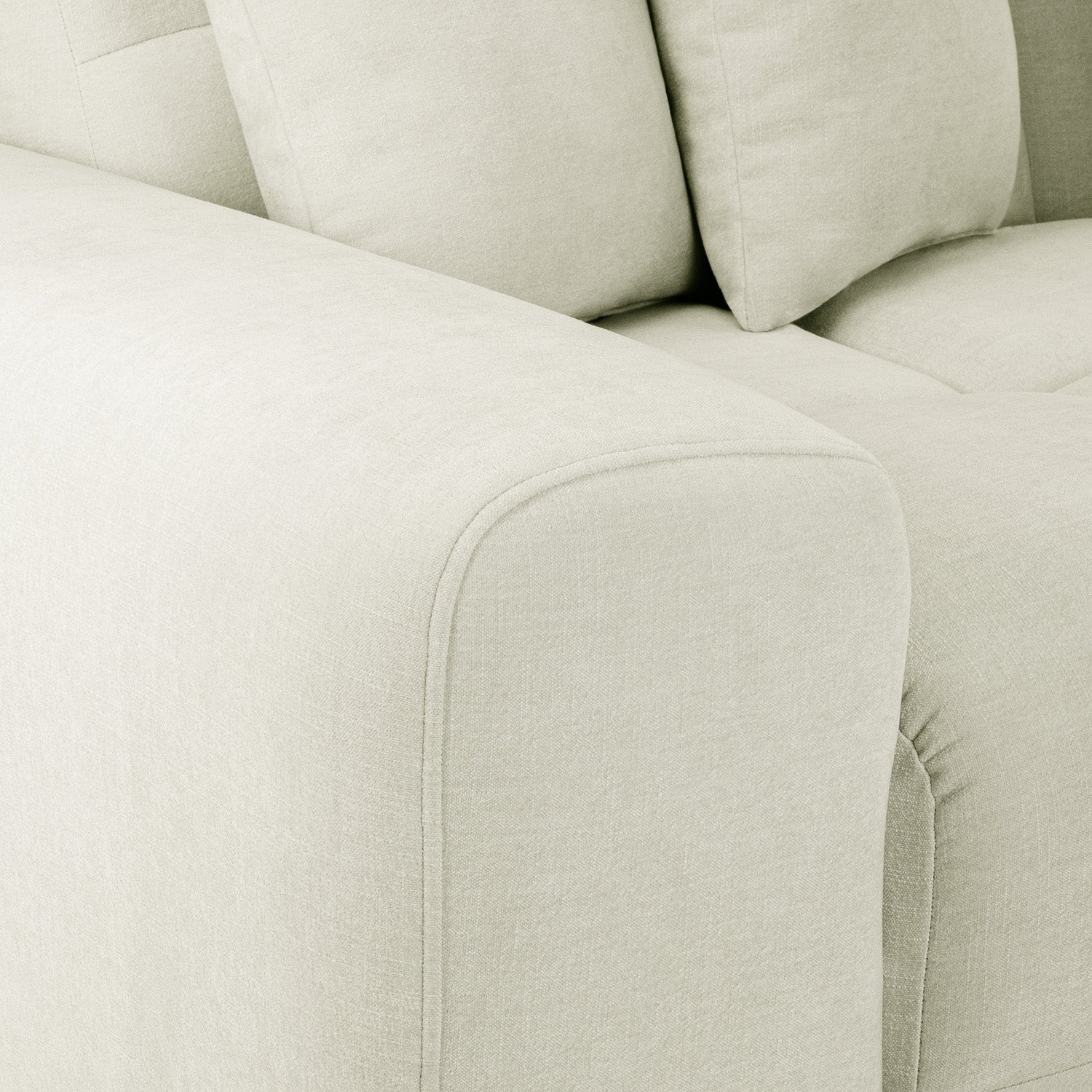 Jacob Sofa Ivory Left Hand Facing Corner