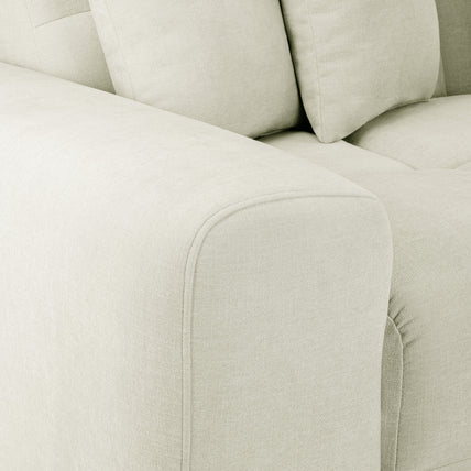 Jacob Sofa Ivory Left Hand Facing Corner