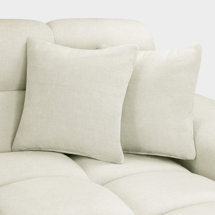 Jacob Sofa Ivory Left Hand Facing Corner