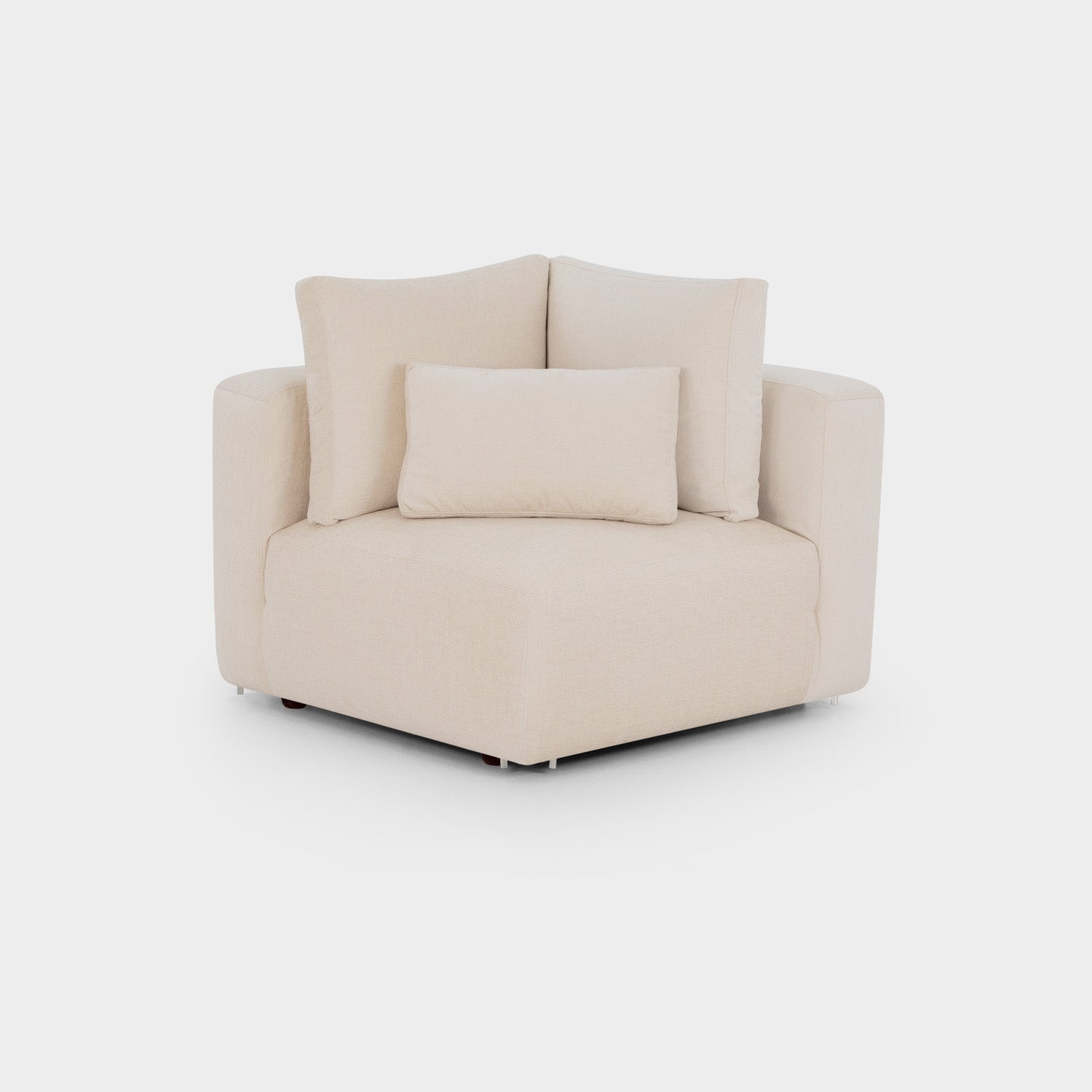 Jasmin Feather Cloud Sofa Beige Corner Piece