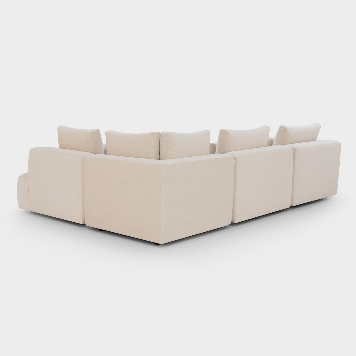 Jasmin Feather Cloud Sofa Beige Modular Corner