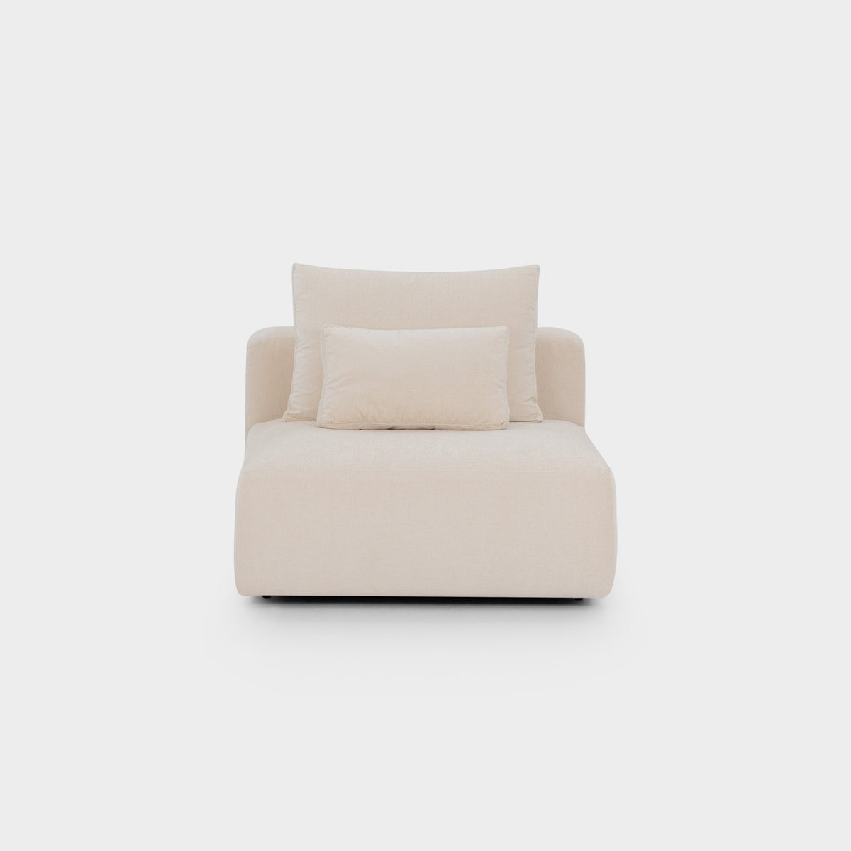 Jasmin Feather Cloud Sofa Beige Armless Piece