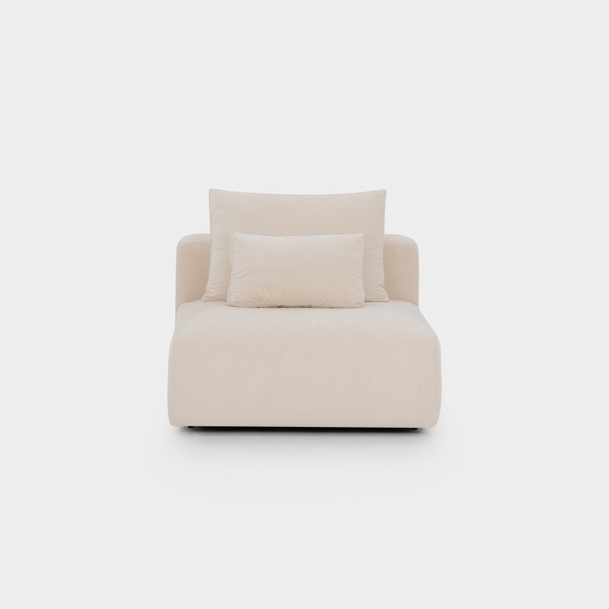 Jasmin Feather Cloud Sofa Beige Armless Piece