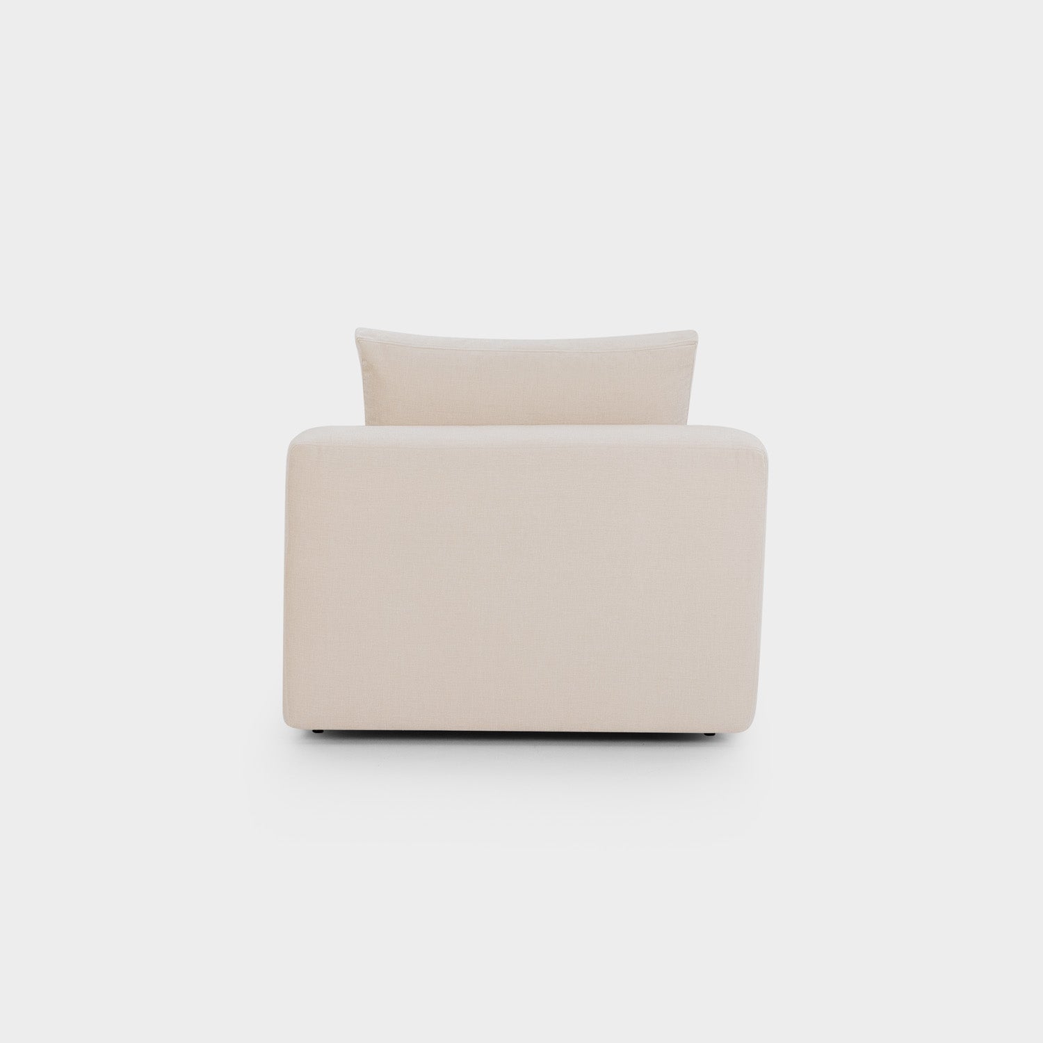 Jasmin Feather Cloud Sofa Beige Armless Piece