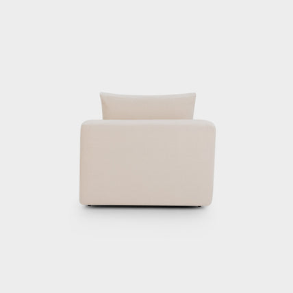 Jasmin Feather Cloud Sofa Beige Armless Piece