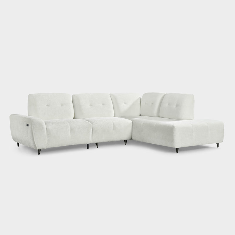 Joud Recliner Off White Left Hand Corner