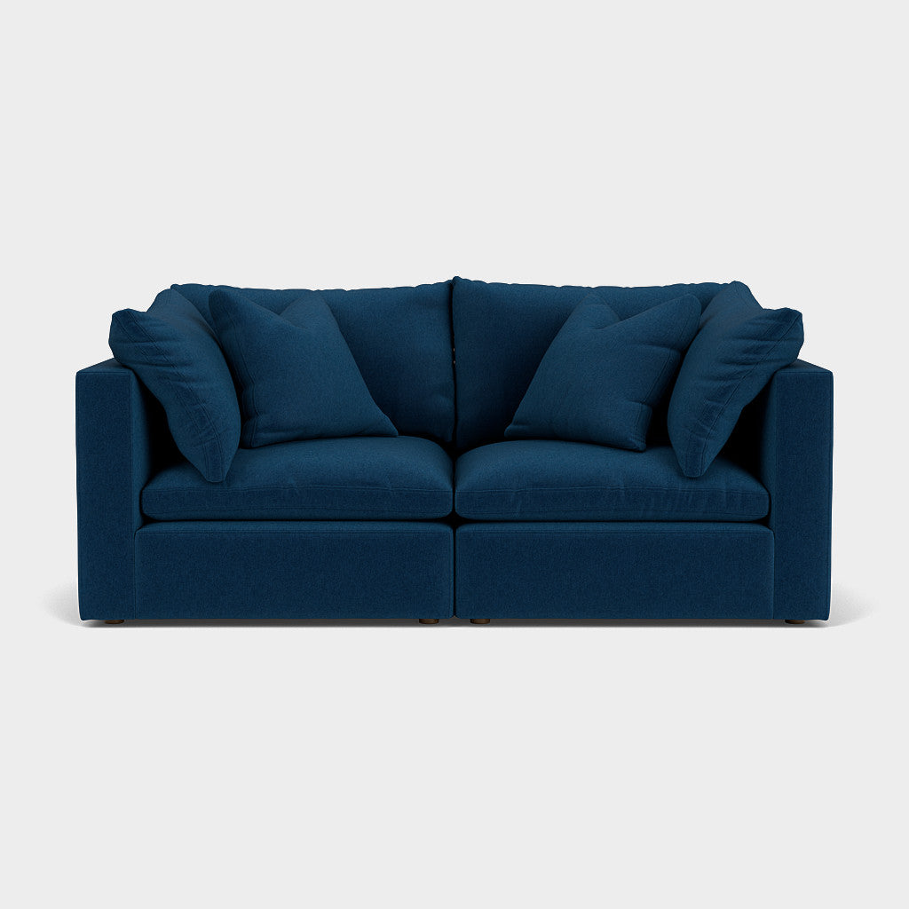 Mira Sofa Blue 2 Seater