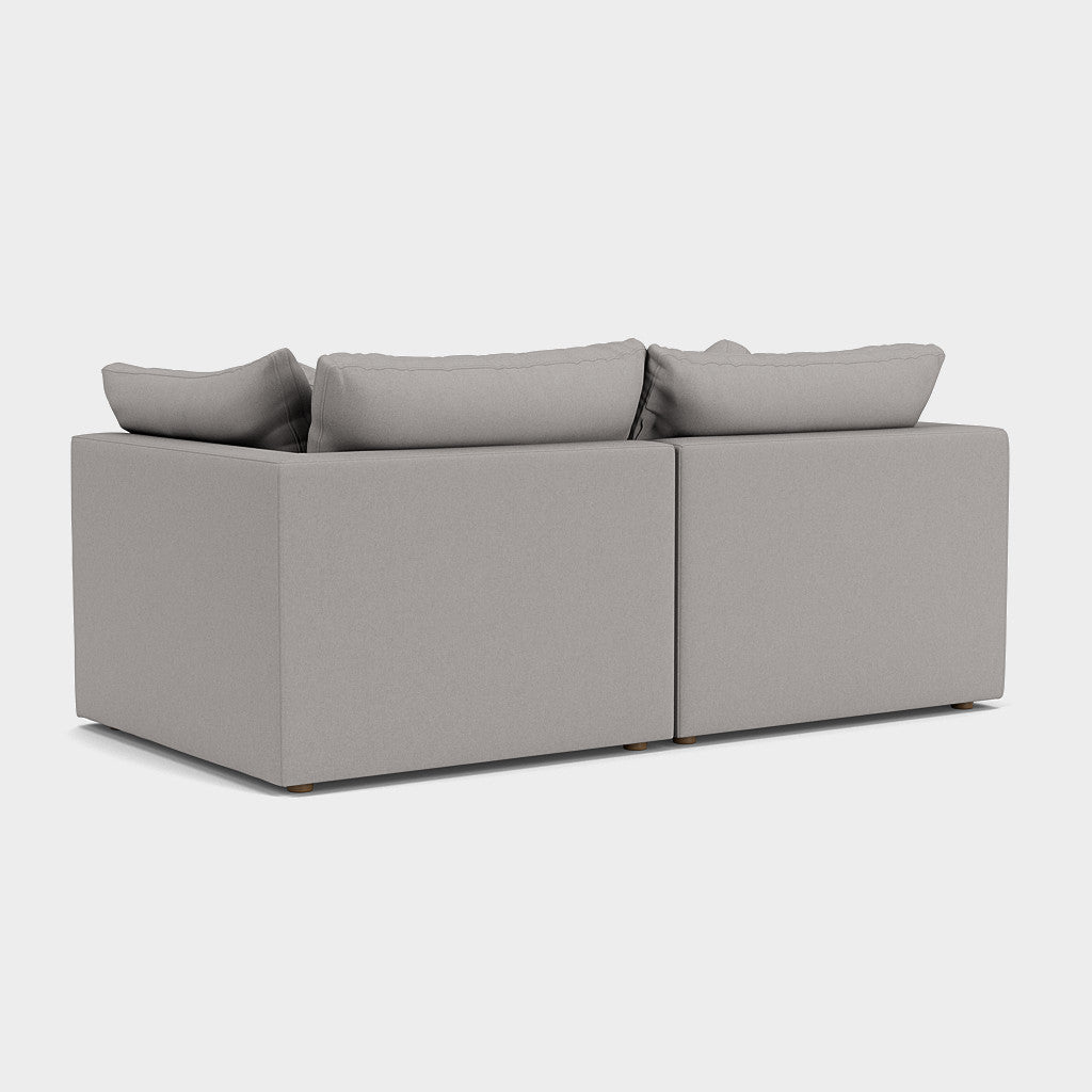 Mira Sofa Light Grey 2 Seater