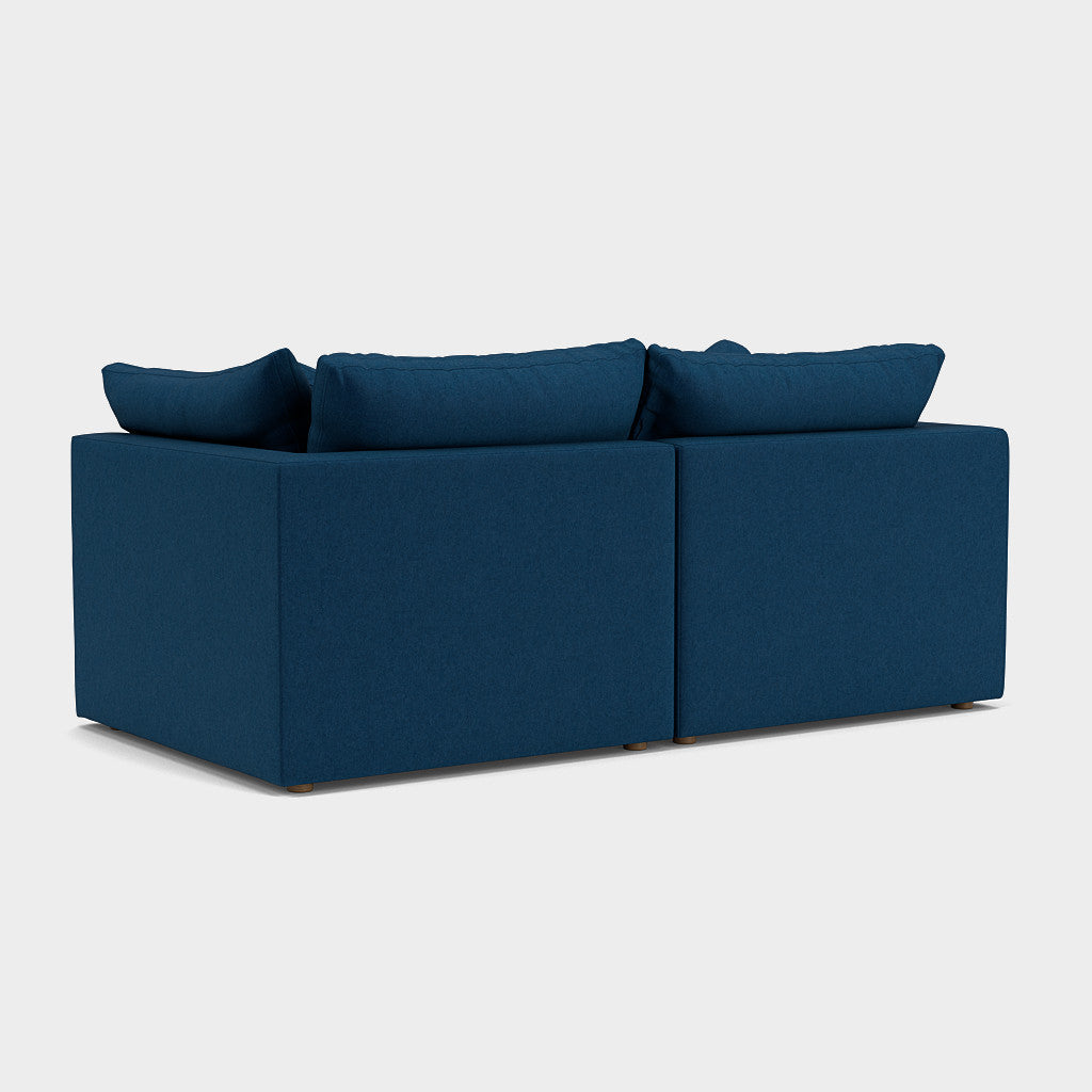 Mira Sofa Blue 2 Seater