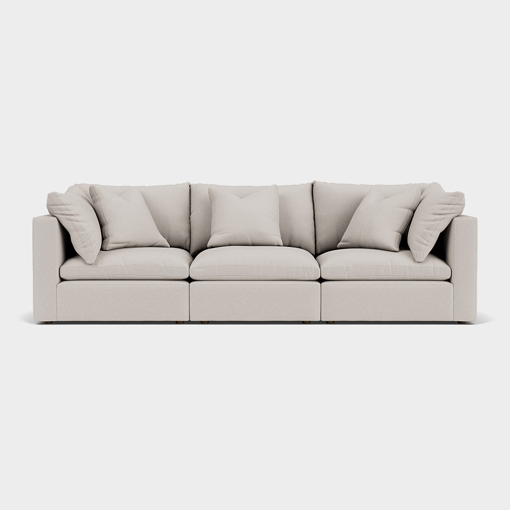Mira Sofa Stone 3 Seater
