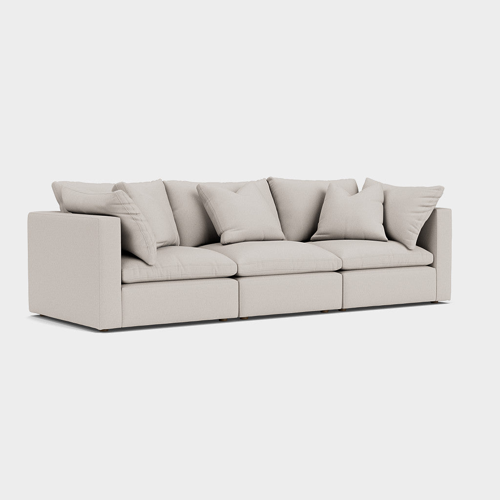 Mira Sofa Stone 3 Seater