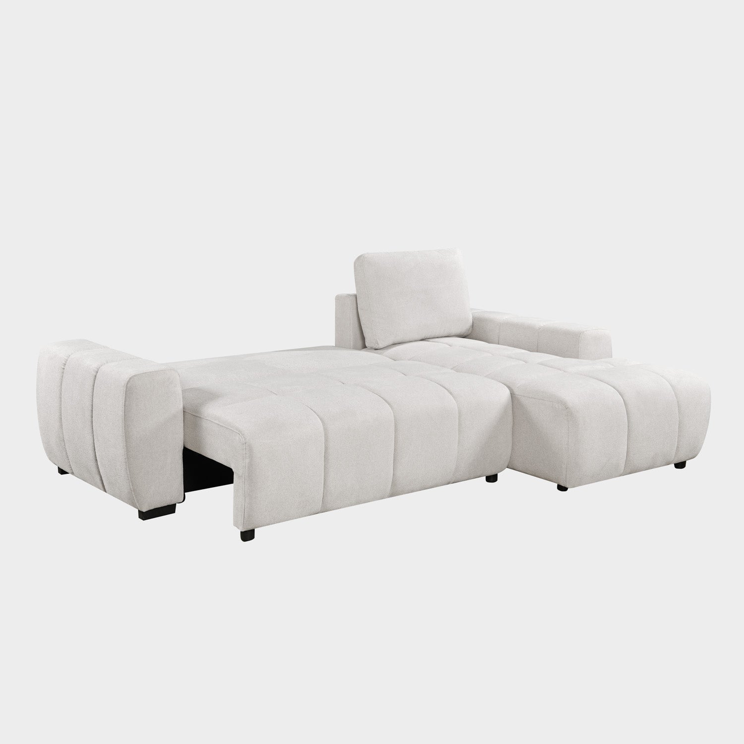 Lora Sofa Bed Beige Right Hand Facing Corner