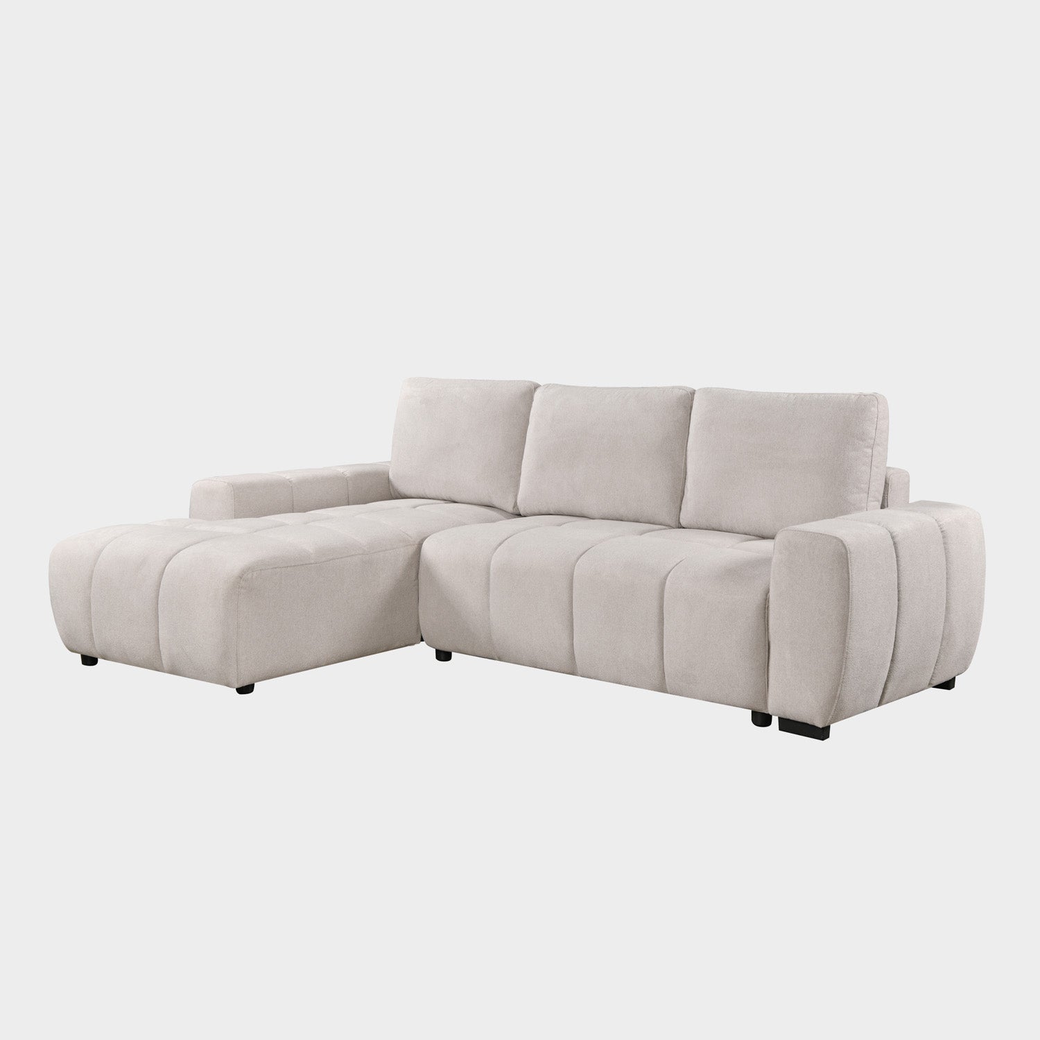 Lora Sofa Bed Beige Left Hand Facing Corner