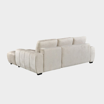 Lora Sofa Bed Champagne Left Hand Facing Corner