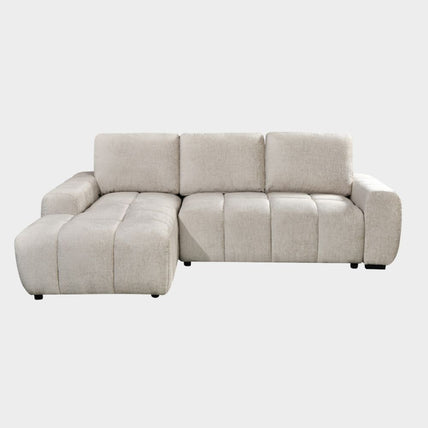 Lora Sofa Bed Champagne Left Hand Facing Corner