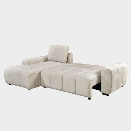 Lora Sofa Bed Champagne Left Hand Facing Corner