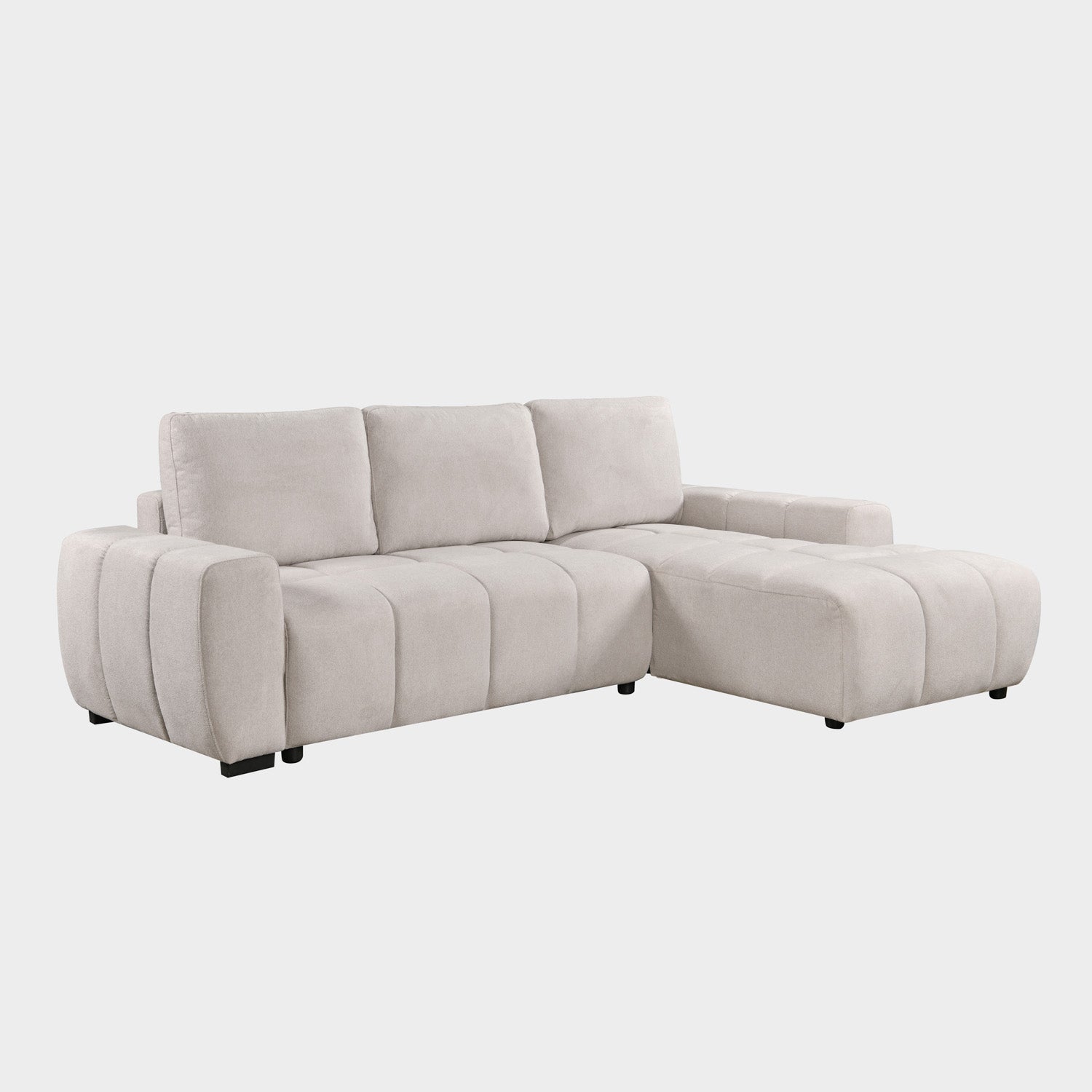 Lora Sofa Bed Beige Right Hand Facing Corner