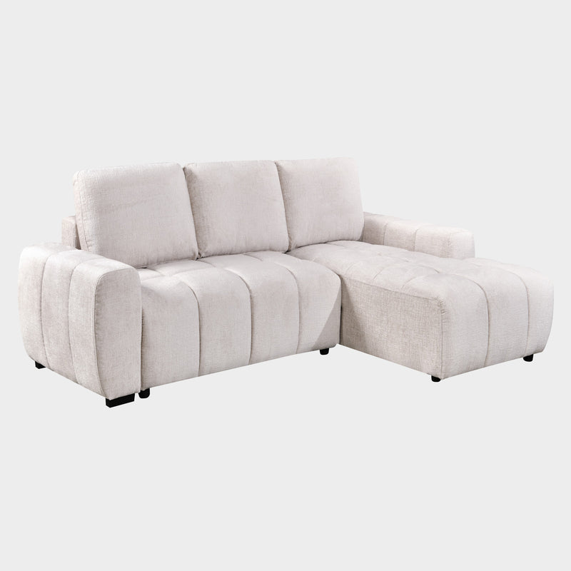 Lora Sofa Bed Champagne Right Hand Facing Corner
