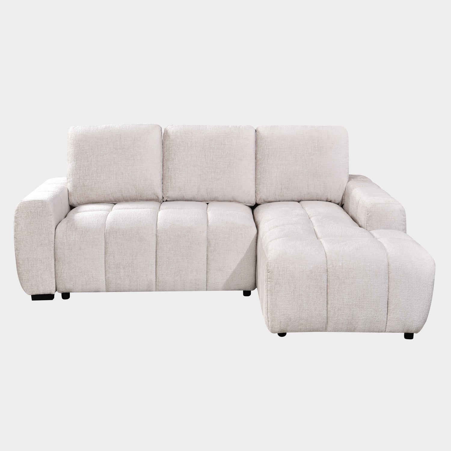 Lora Sofa Bed Champagne Right Hand Facing Corner