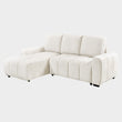Lora Sofa Bed Cream Left Hand Facing Corner