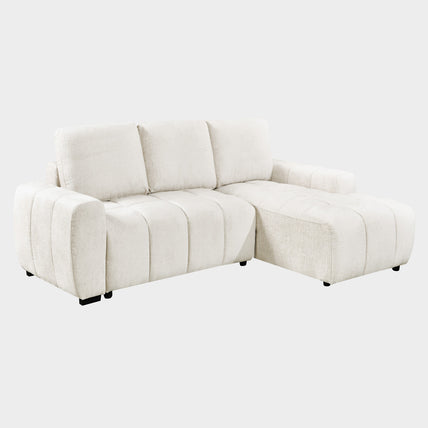 Lora Sofa Bed Cream Right Hand Facing Corner
