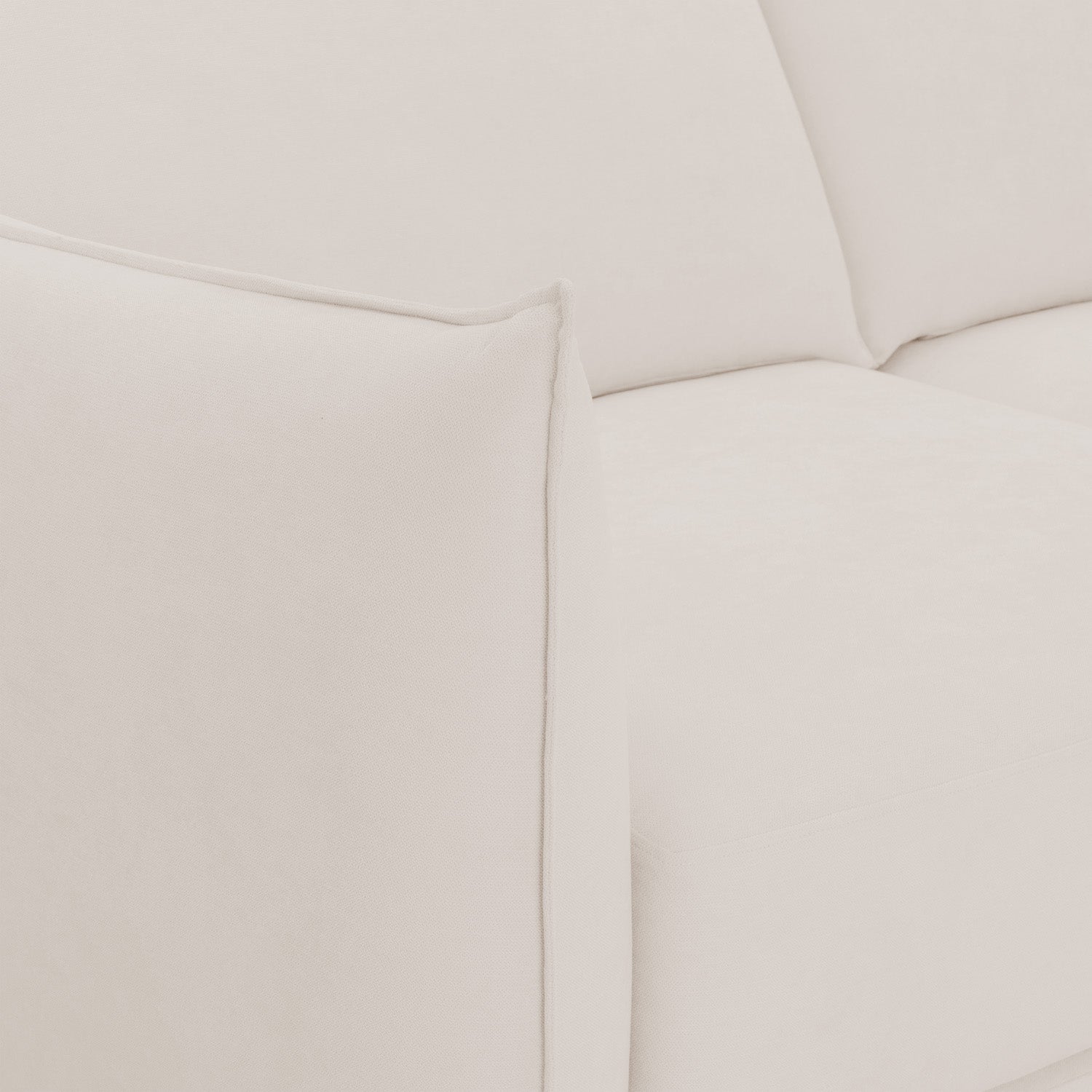 Luna Sofa Beige Armless Piece