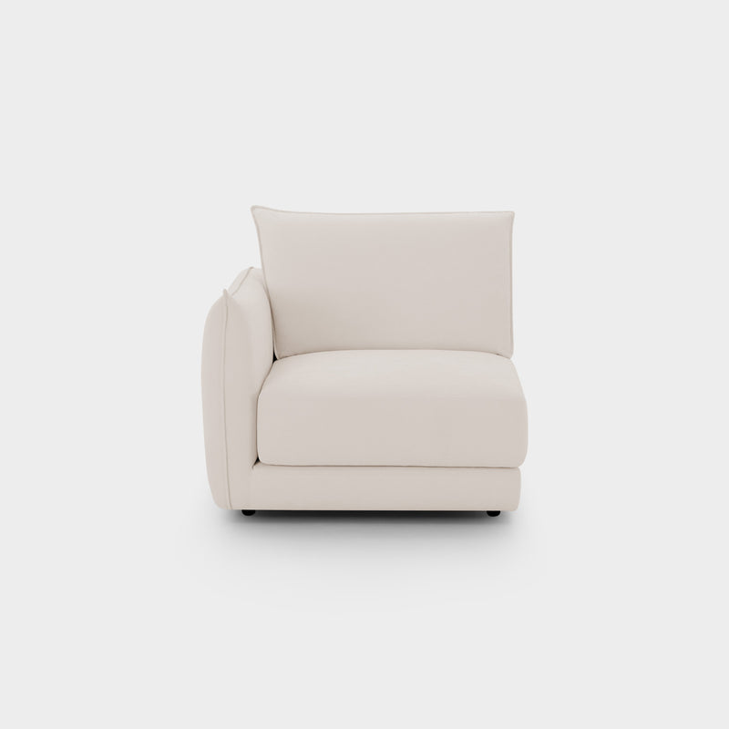 Luna Sofa Beige Arm Piece