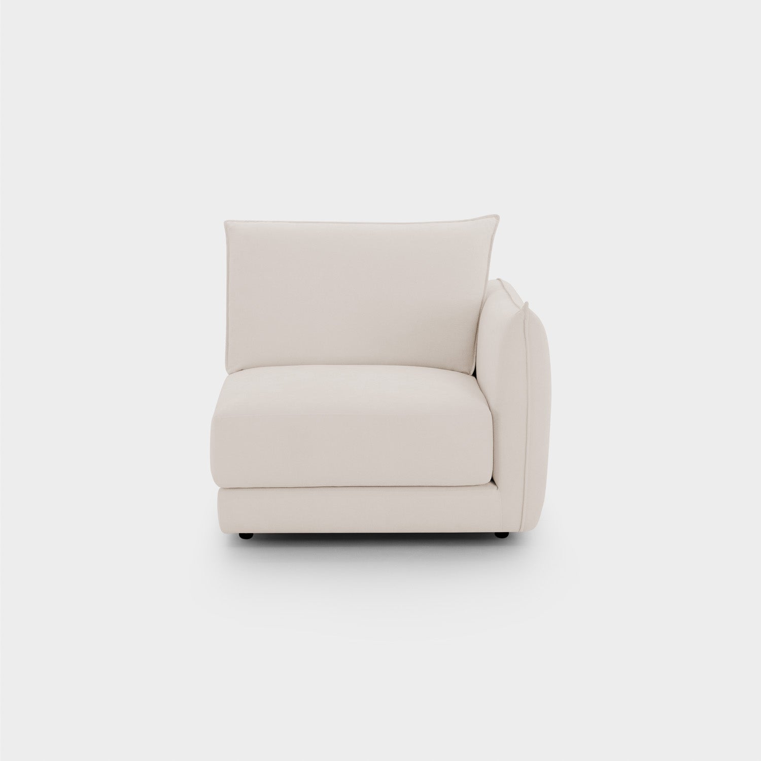 Luna Sofa Beige Arm Piece