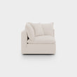 Mira Piped Feather Cloud  Sofa Beige Arm Piece