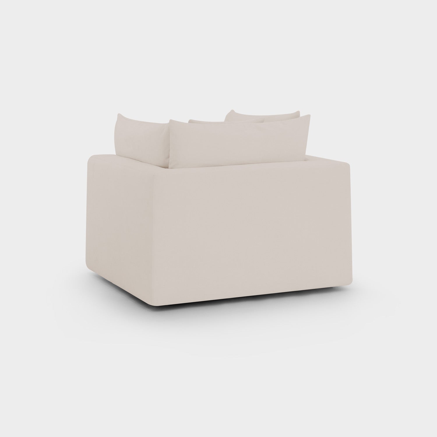 Mira Feather Cloud Sofa Beige Armchair