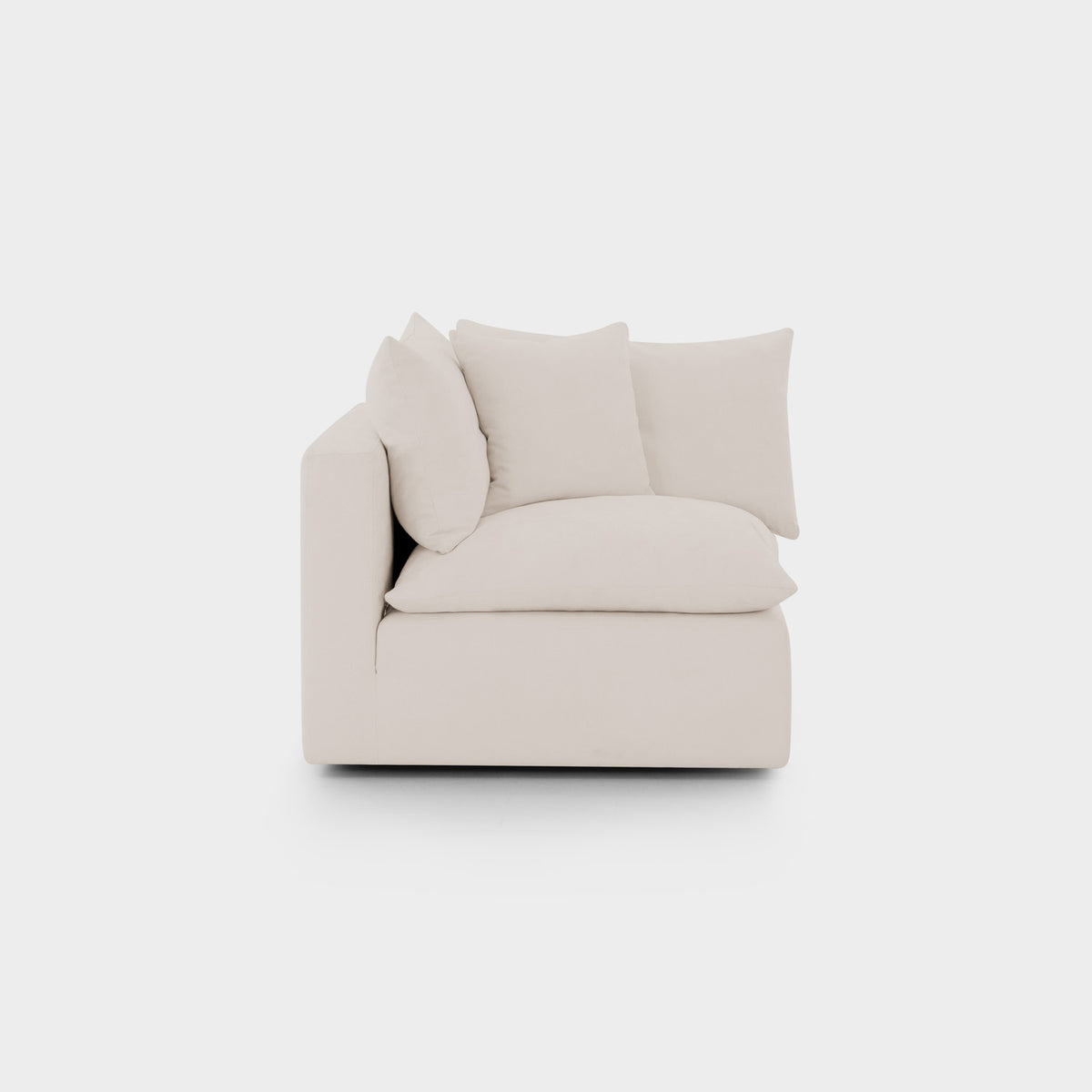 Mira Feather Cloud Sofa Beige Arm Piece