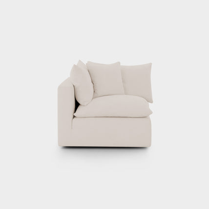 Mira Feather Cloud Sofa Beige Arm Piece