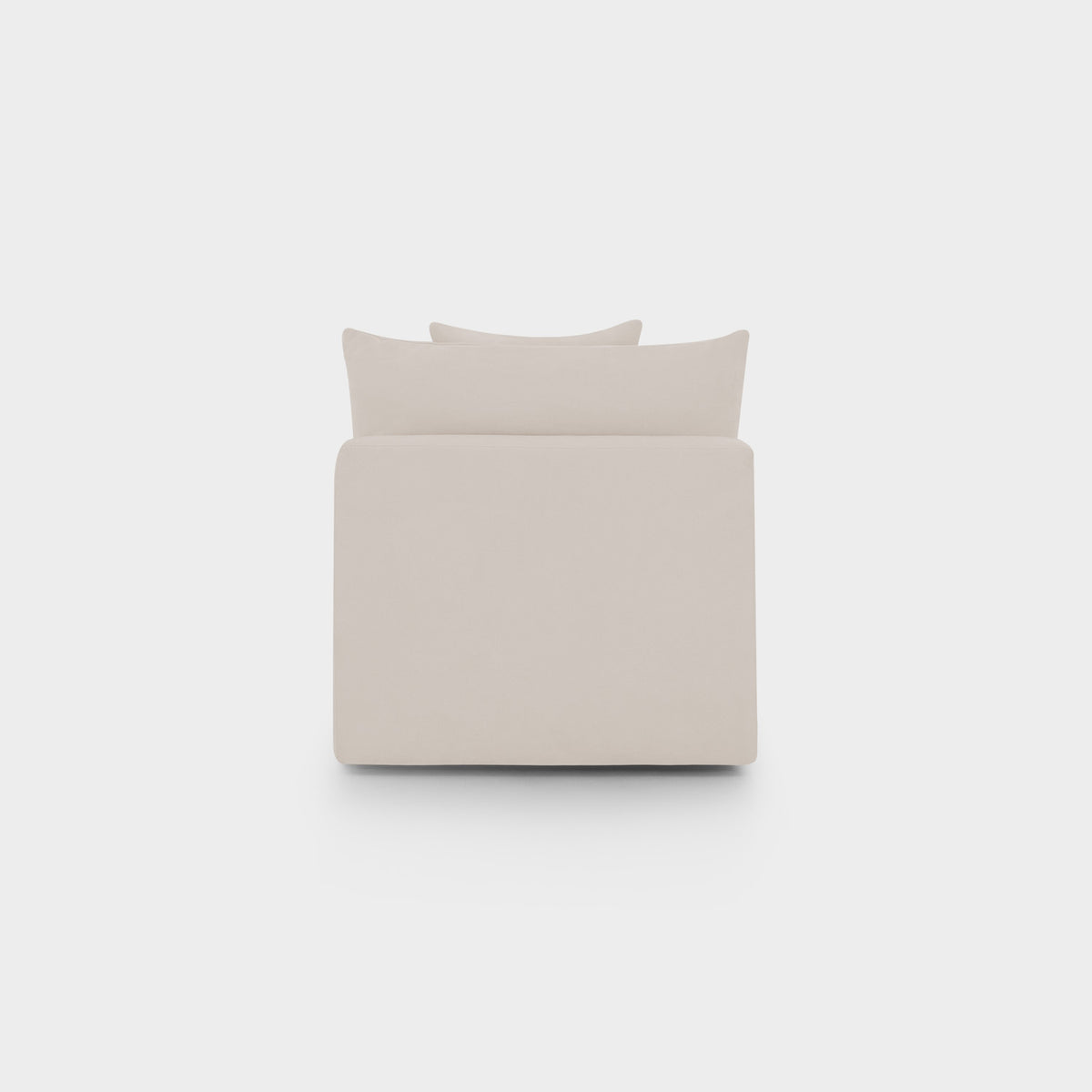 Mira Feather Cloud Sofa Beige Armless Piece