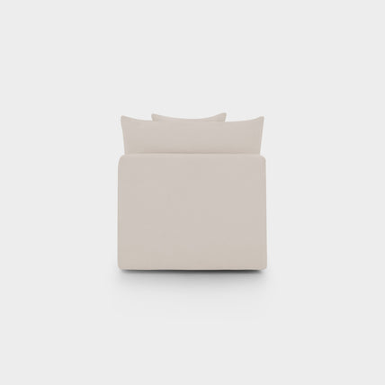 Mira Feather Cloud Sofa Beige Armless Piece