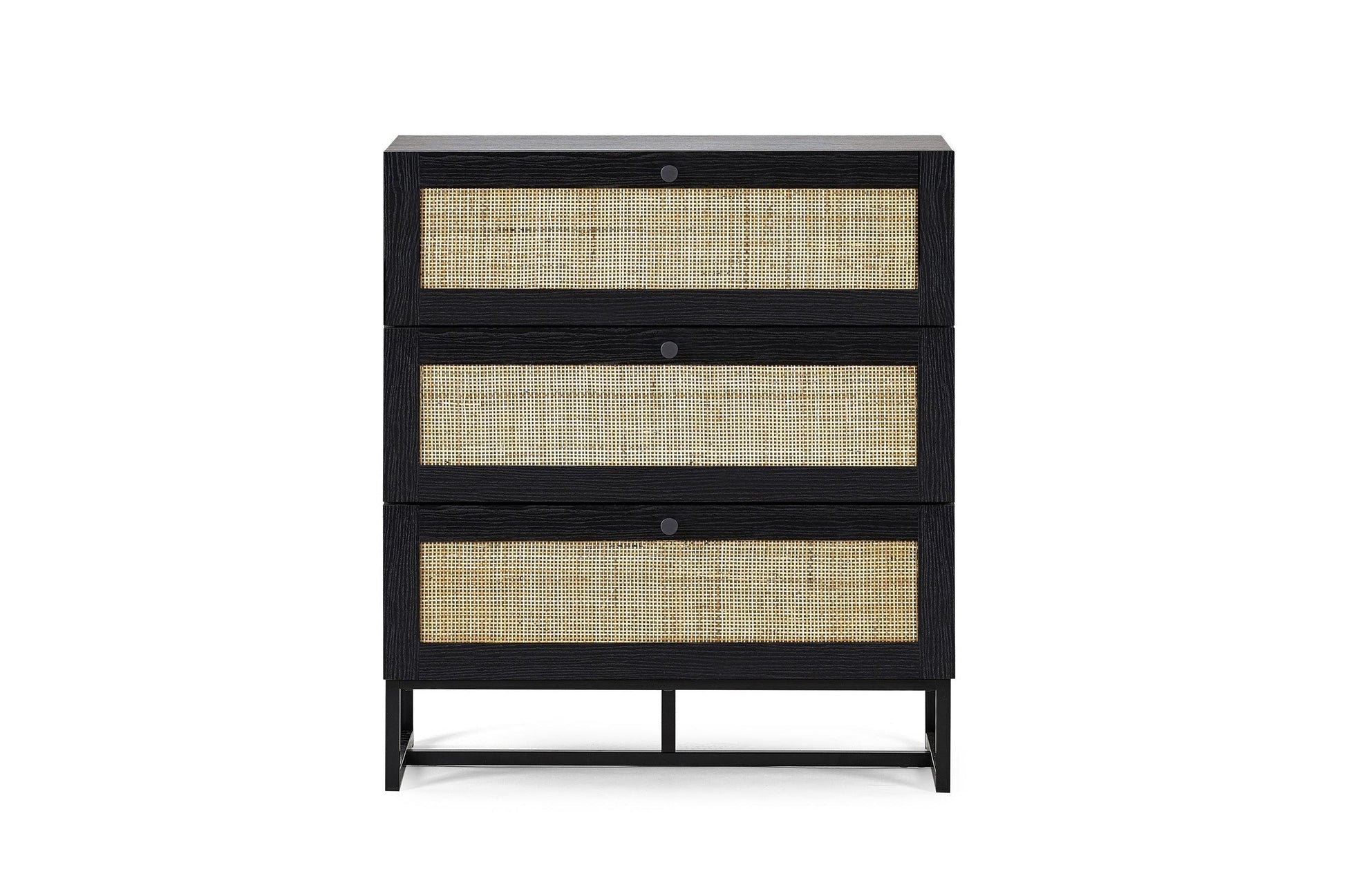 Philippa Chest Black 3 Drawer