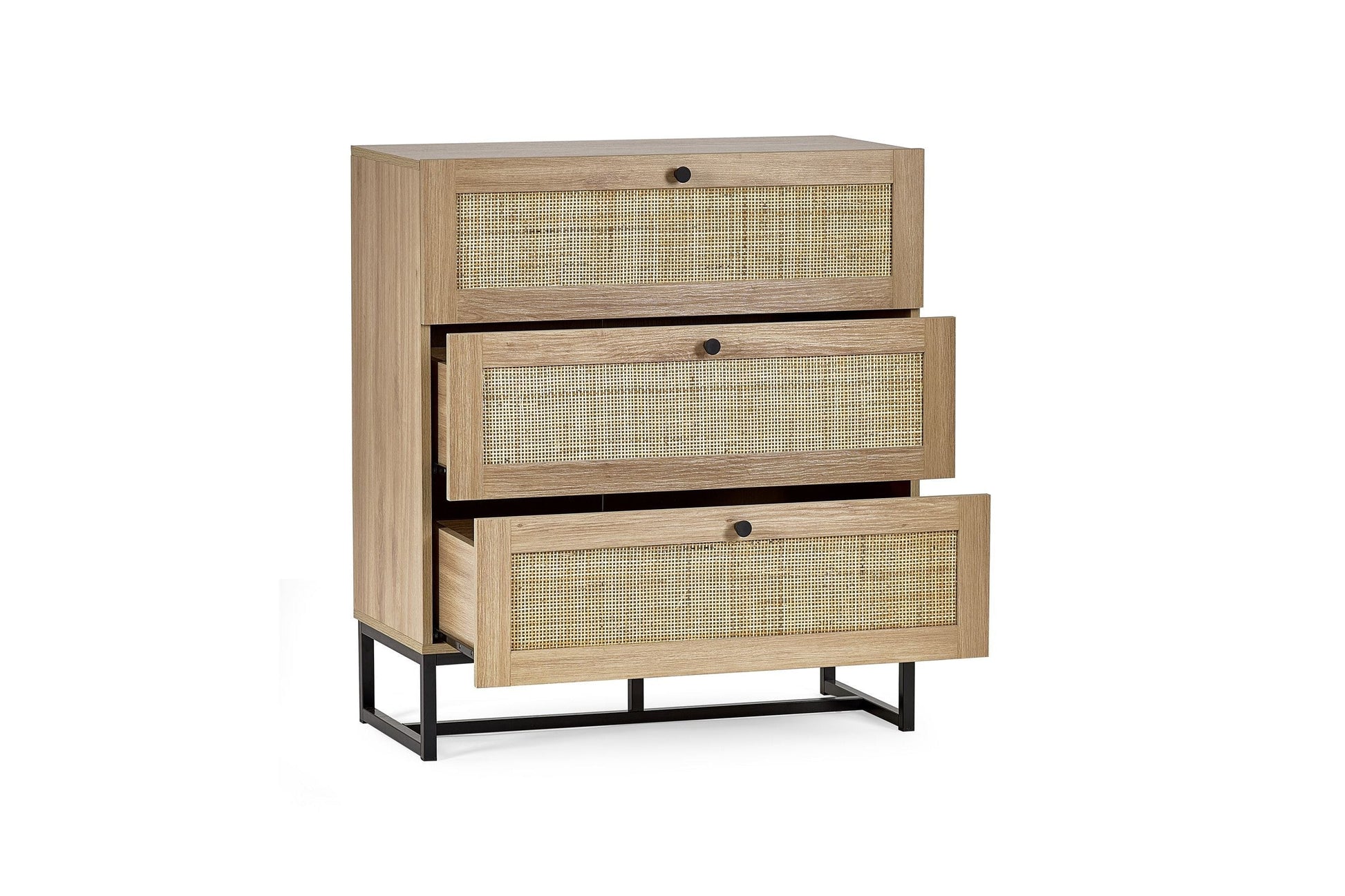 Philippa Chest Oak 3 Drawer