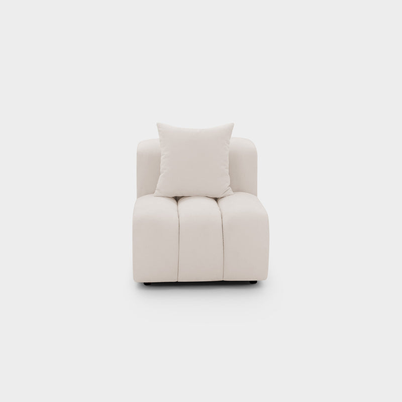 Raha Sofa Beige Armless Piece