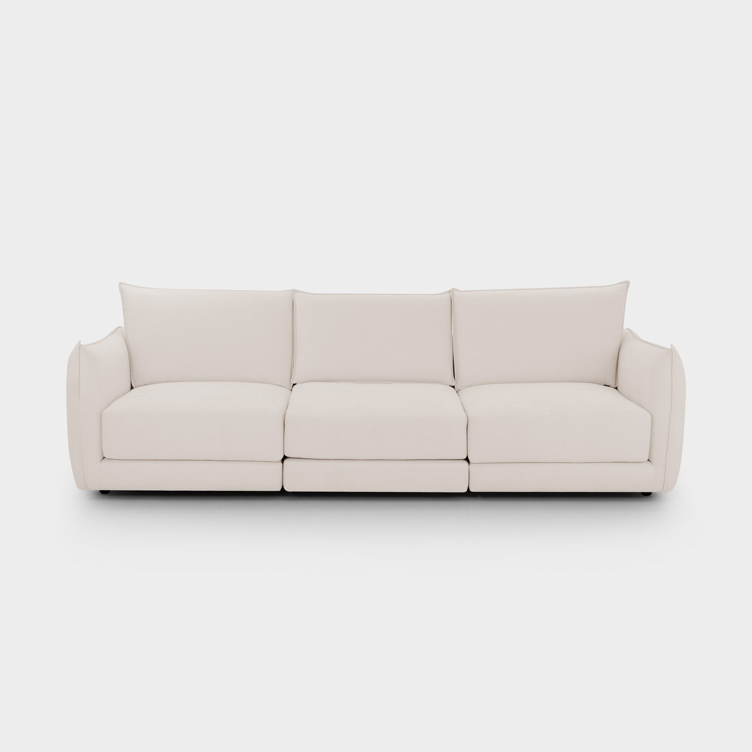 Luna Sofa Beige 3 Seater