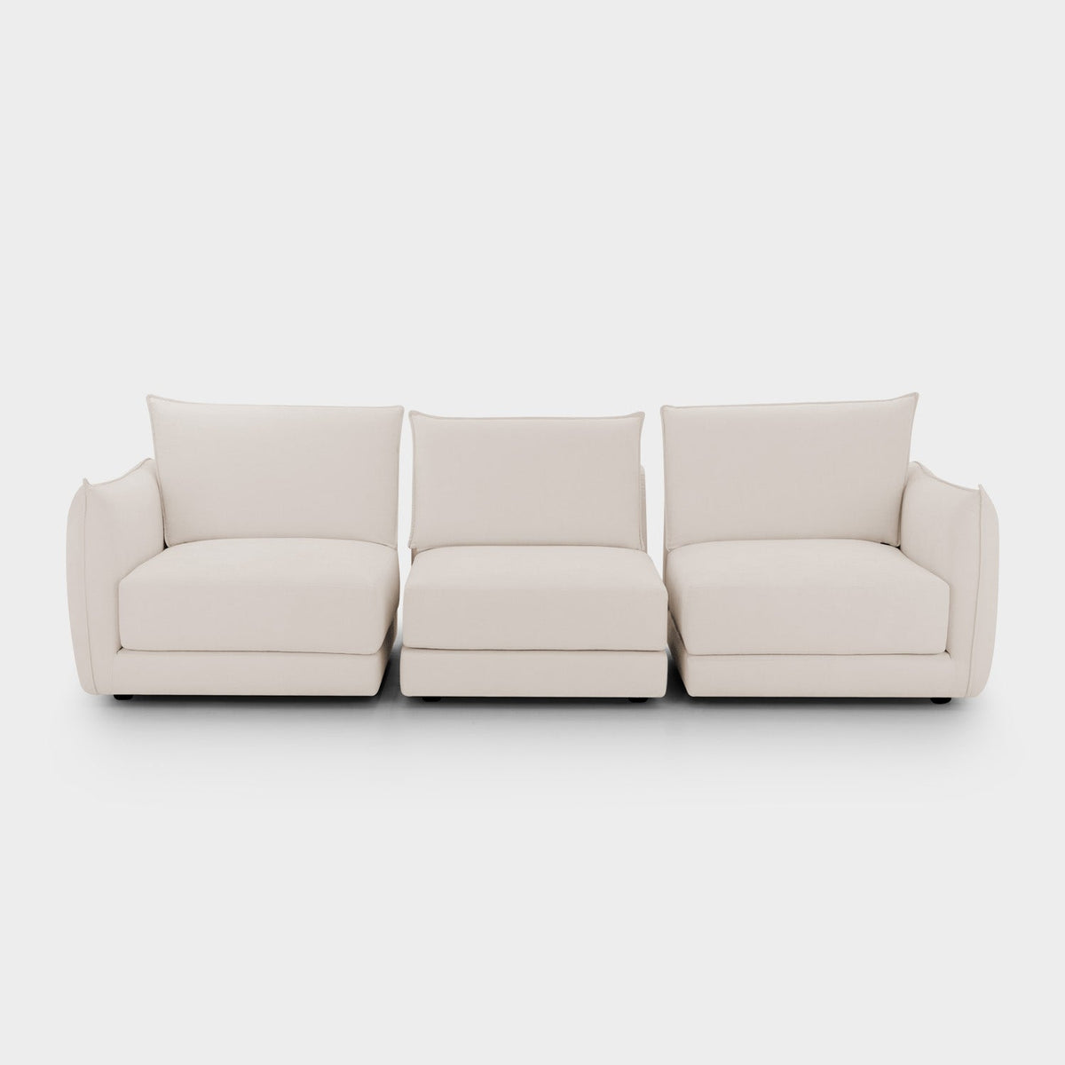 Luna Sofa Beige 3 Seater