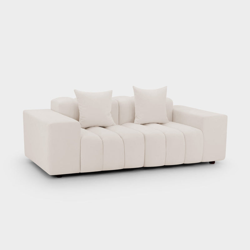 Raha Sofa Beige 2 Seater