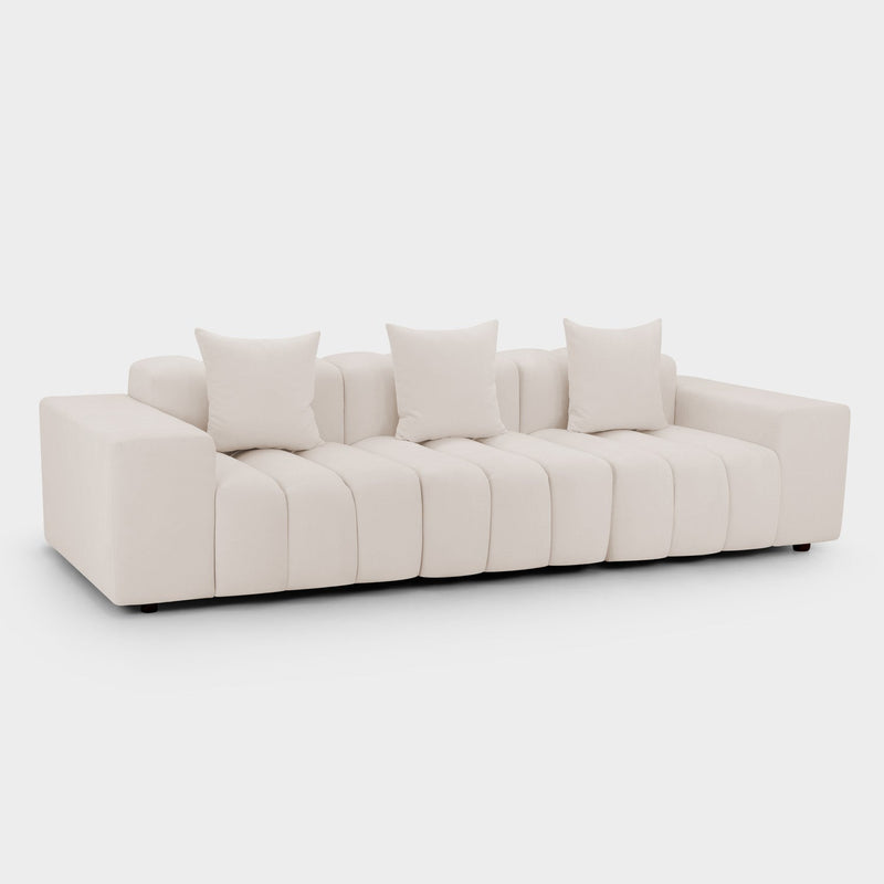 Raha Sofa Beige 3 Seater