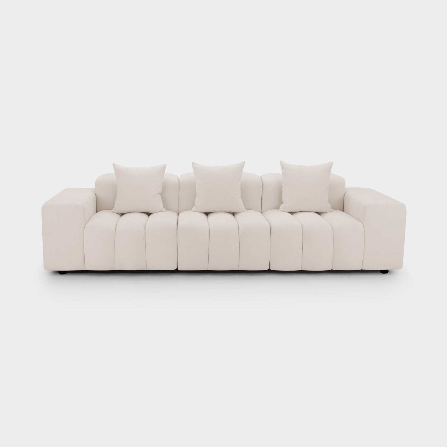 Raha Sofa Beige 3 Seater
