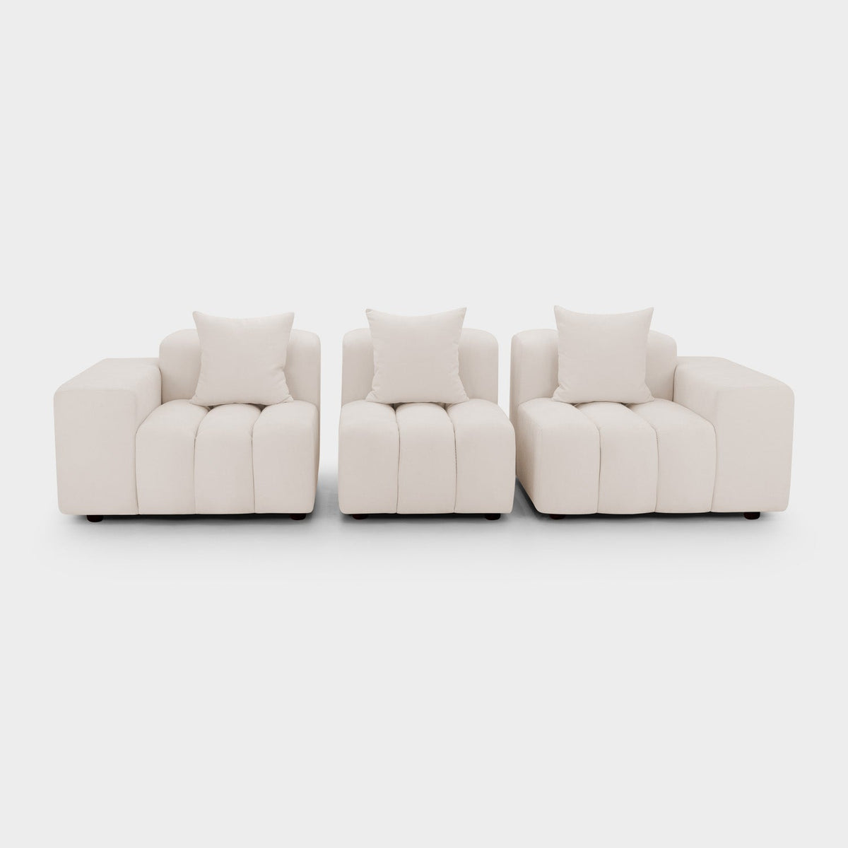 Raha Sofa Beige 3 Seater
