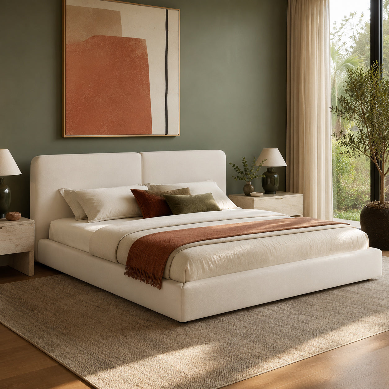Alara Bed Beige