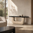 Arch Console Table Beige