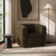 Aria Swivel Chair Brown