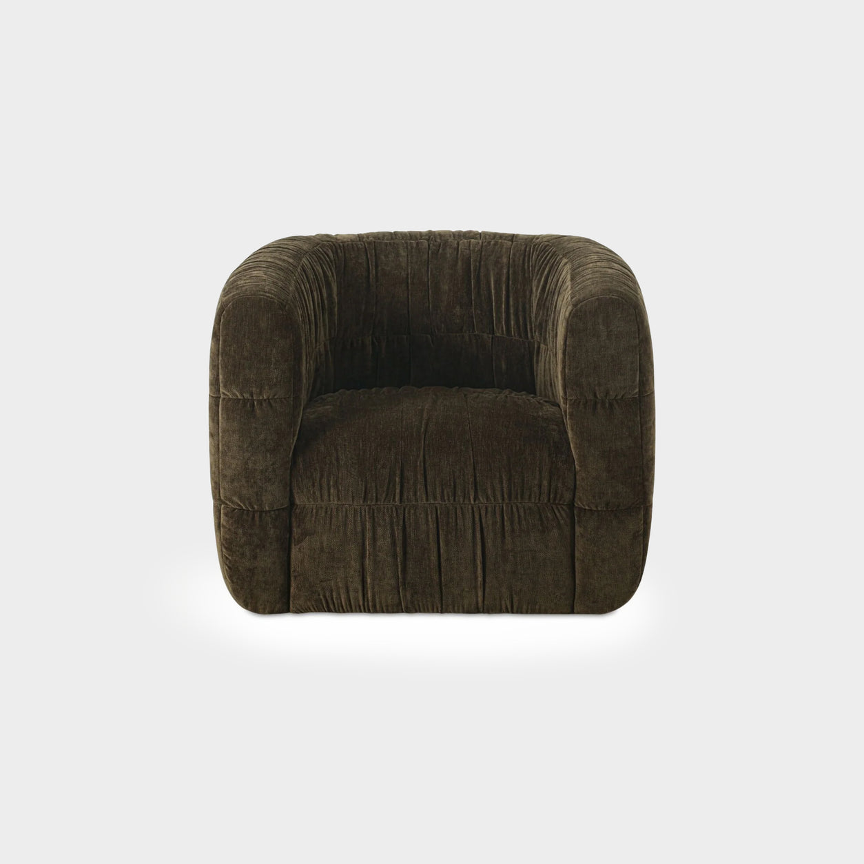 Aria Swivel Chair Brown