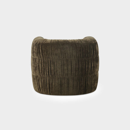 Aria Swivel Chair Brown