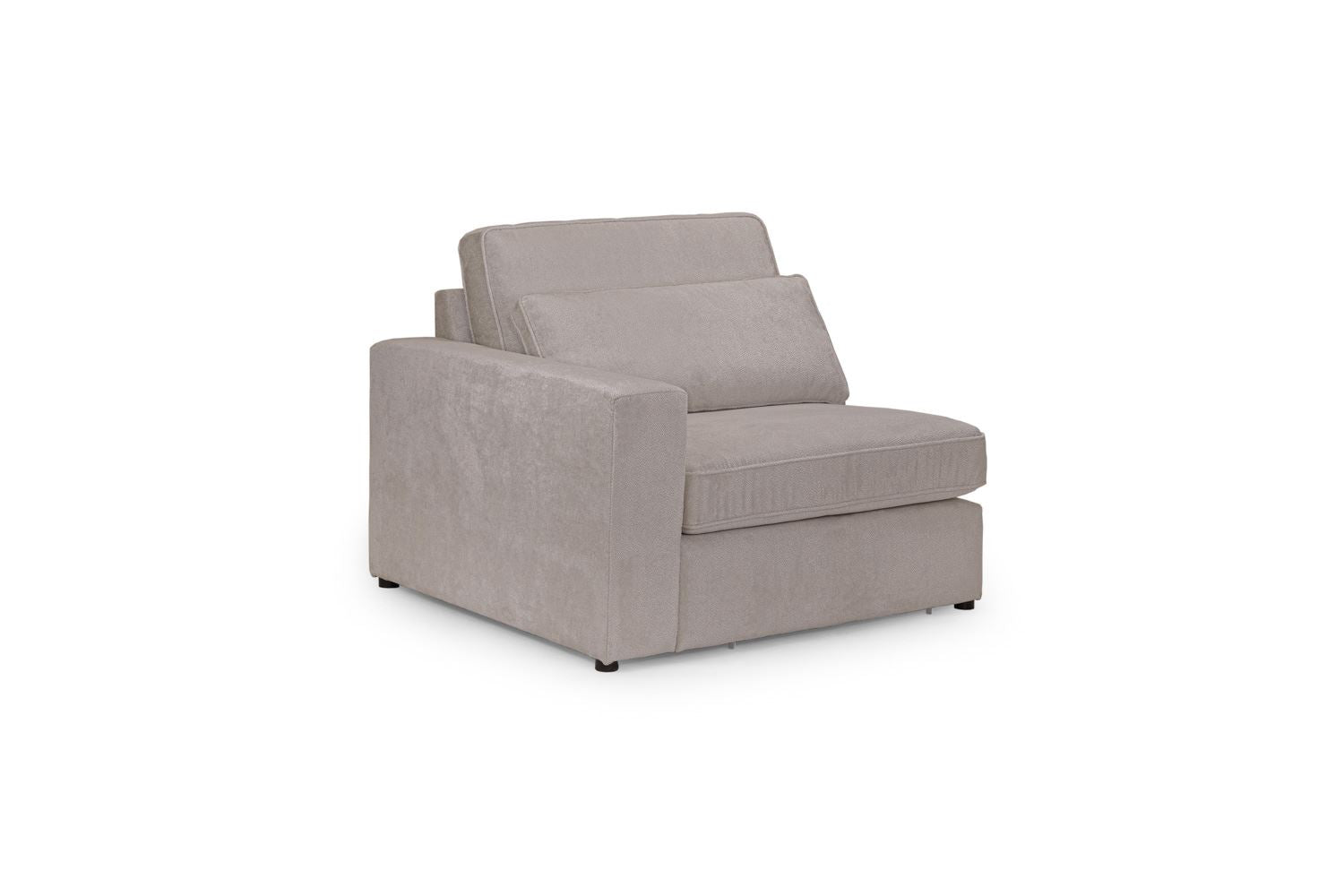 Kiana Modular Sofa Mocha Left Hand Arm Piece